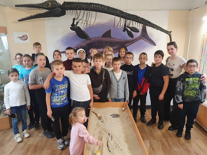 Учащиеся 5-х классов посетили Ундоровский палеонтологический музей.