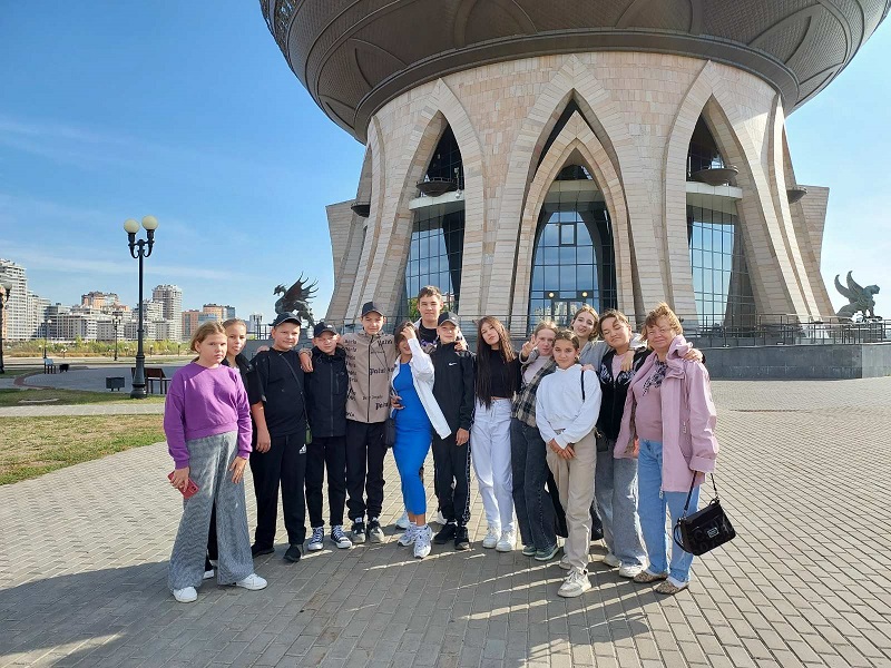Учащиеся школы посетили город Казань.
