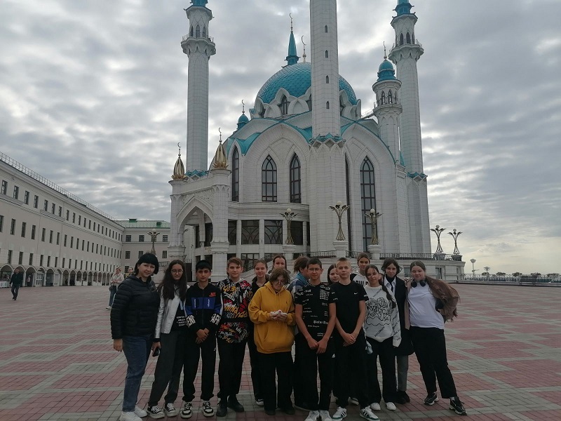 Учащиеся школы посетили город Казань.